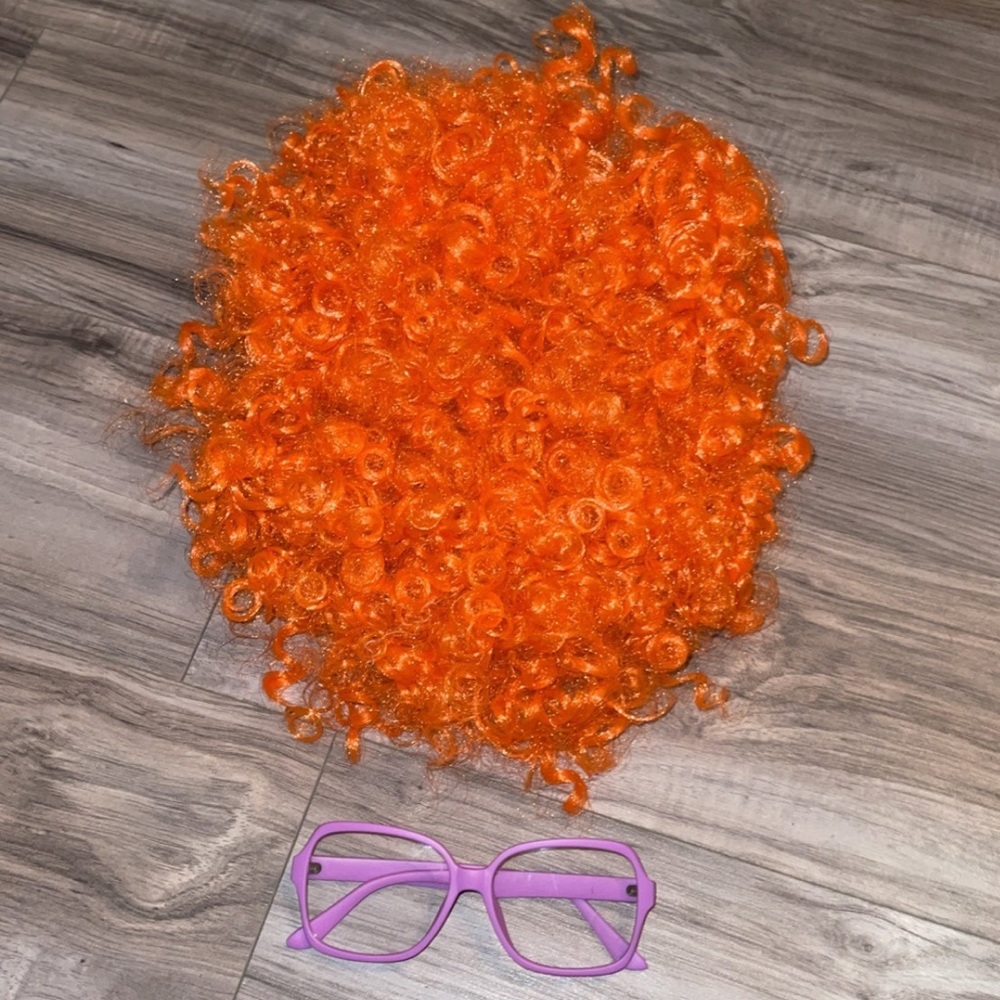 Chuckie Finster Rugrats Wig Glasses